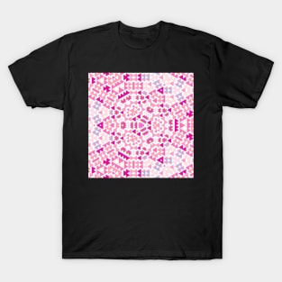 Kaleidoscope of Pink Diamond Arrows T-Shirt